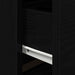 Dulap de noapte Stejar Negru 50 x 39 x 41 cm Lemn compozit - WALTI WALTI