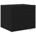 Dulap de noapte cu sertar 2 pcs Stejar Negru 50 x 39 x 41 cm - WALTI WALTI