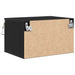 Noptieră suspendată Stejar Negru 50 x 36 x 30 cm Lemn compozit - WALTI WALTI