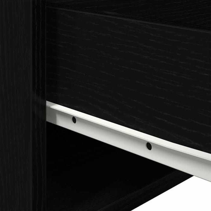 Noptieră suspendată 2 pcs Stejar Negru 50 x 36 x 30 cm - WALTI WALTI