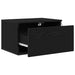 Noptieră suspendată 2 pcs Stejar Negru 50 x 36 x 30 cm - WALTI WALTI