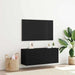 Set comodă TV Stejar Negru 100 x 30 x 41 cm Lemn compozit - WALTI WALTI