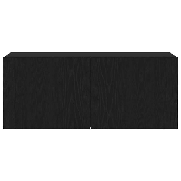 Set comodă TV Stejar Negru 100 x 30 x 41 cm Lemn compozit - WALTI WALTI