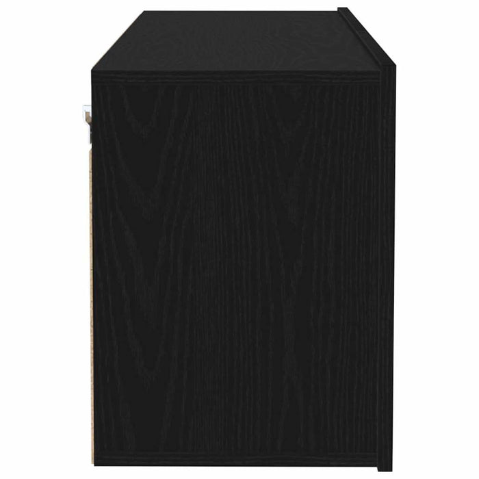 Set comodă TV Stejar Negru 100 x 30 x 41 cm Lemn compozit - WALTI WALTI