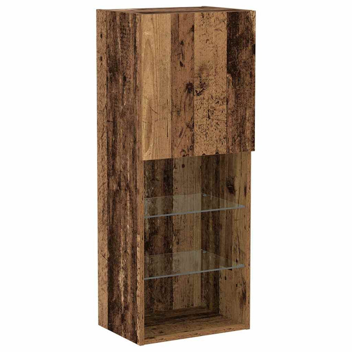 Set comodă TV Lemn Vechi 40,5 x 30 x 102 cm Lemn compozit - WALTI WALTI