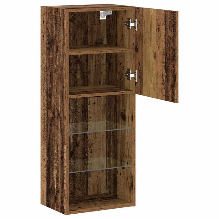 Set comodă TV Lemn Vechi 40,5 x 30 x 102 cm Lemn compozit - WALTI WALTI