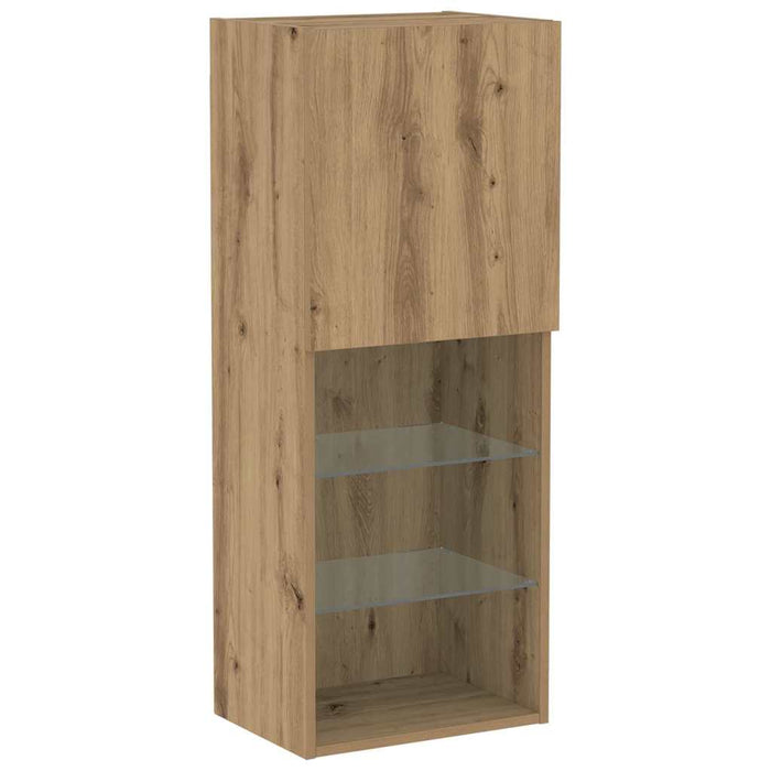 Set comodă TV Stejar Artizanal 40,5 x 30 x 102 cm Lemn compozit - WALTI WALTI