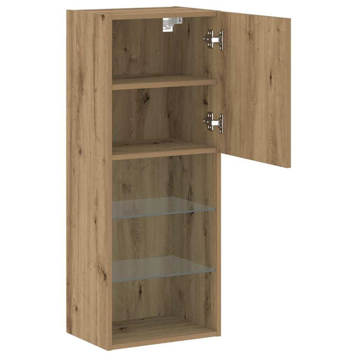 Set comodă TV Stejar Artizanal 40,5 x 30 x 102 cm Lemn compozit - WALTI WALTI