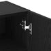 Set comodă TV Stejar Negru 40,5 x 30 x 102 cm Lemn compozit - WALTI WALTI