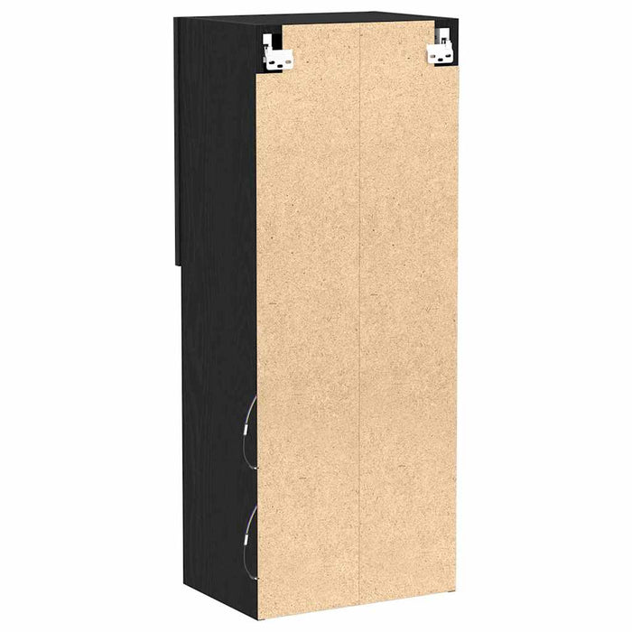 Set comodă TV Stejar Negru 40,5 x 30 x 102 cm Lemn compozit - WALTI WALTI
