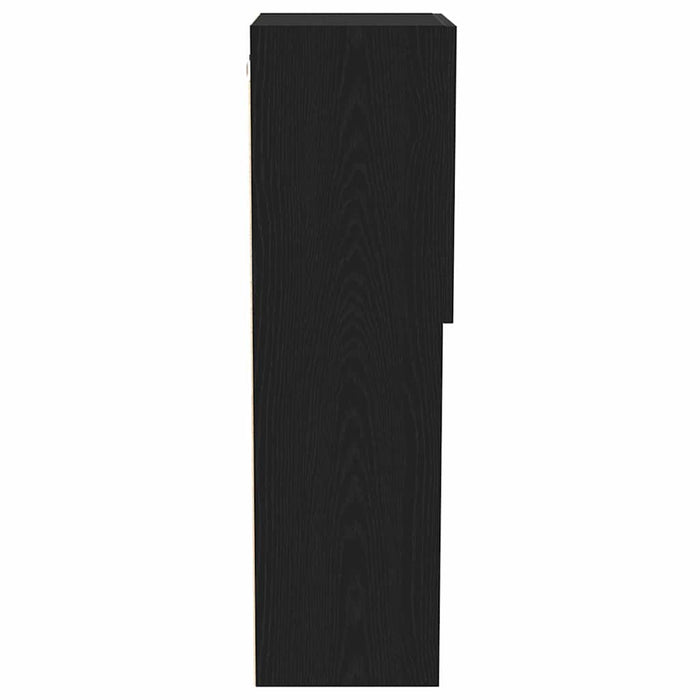 Set comodă TV Stejar Negru 40,5 x 30 x 102 cm Lemn compozit - WALTI WALTI