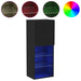 Set comodă TV Stejar Negru 40,5 x 30 x 102 cm Lemn compozit - WALTI WALTI