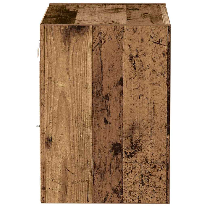 Raft suspendat cu raft Maro 40 x 28.5 x 40 cm Lemn compozit - WALTI WALTI