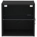 Raft suspendat cu raft Negru 40 x 28.5 x 40 cm Lemn compozit - WALTI WALTI
