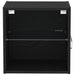 Raft suspendat 2 pcs Negru 40 x 28.5 x 40 cm Lemn compozit - WALTI WALTI