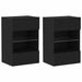 Cabinet TV 2 pcs Negru 40 x 30 x 60.5 cm Lemn compozit - WALTI WALTI