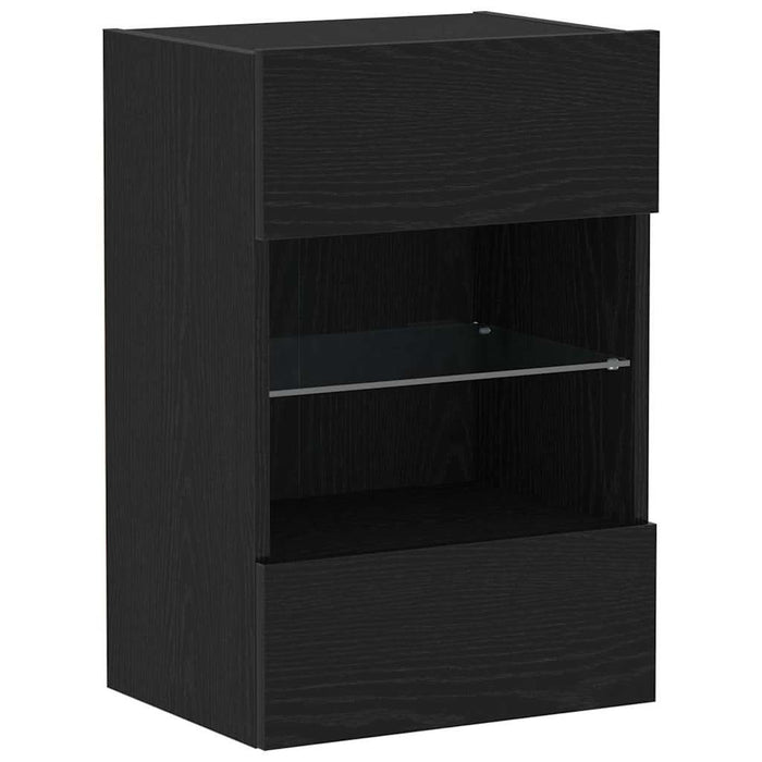 Cabinet TV 2 pcs Negru 40 x 30 x 60.5 cm Lemn compozit - WALTI WALTI
