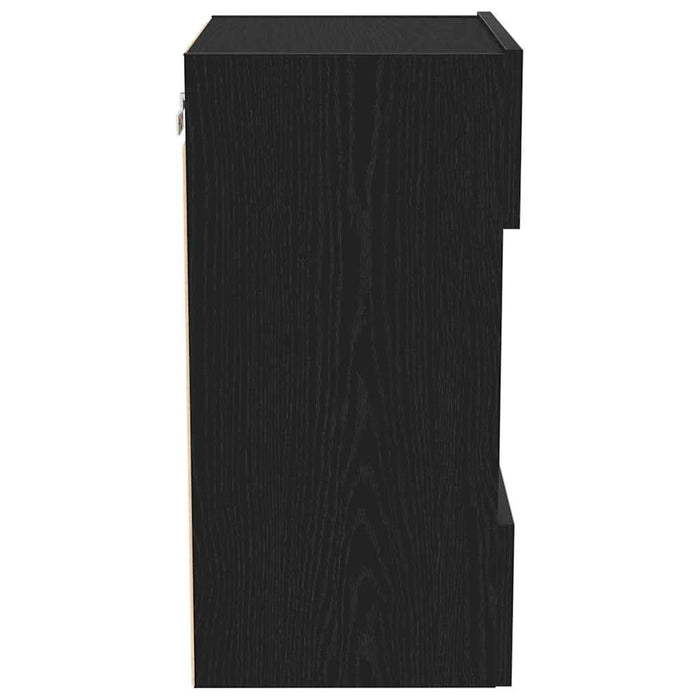 Cabinet TV 2 pcs Negru 40 x 30 x 60.5 cm Lemn compozit - WALTI WALTI