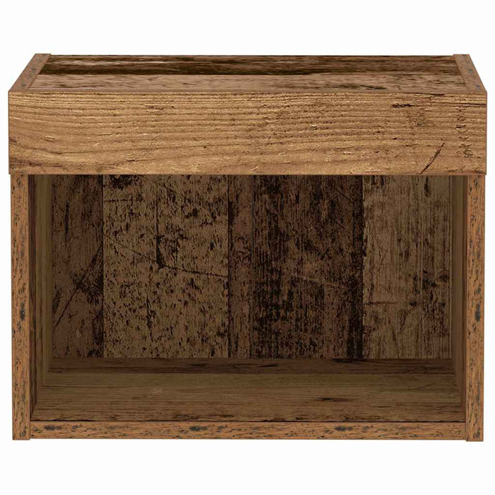 Set comodă TV Lemn Vechi 40 x 30 x 30 cm Lemn compozit - WALTI WALTI