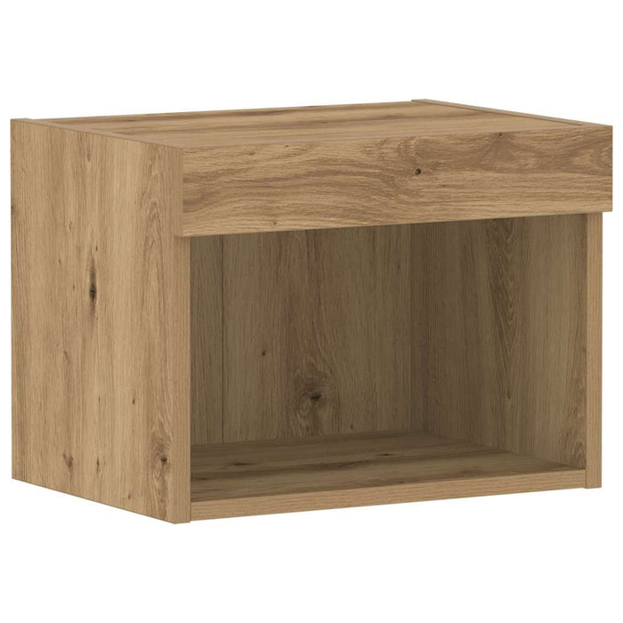 Set comodă TV Stejar Artizanal 40 x 30 x 30 cm Lemn compozit - WALTI WALTI