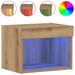 Set comodă TV Pe perete 2 pcs Stejar Artizanal 40 x 30 x 30 cm - WALTI WALTI