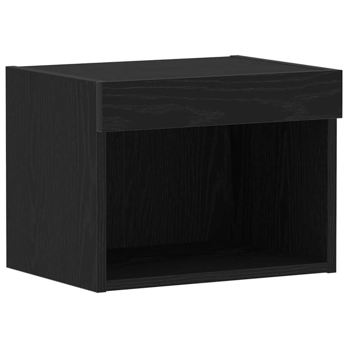 Set comodă TV Stejar Negru 40 x 30 x 30 cm Lemn compozit - WALTI WALTI