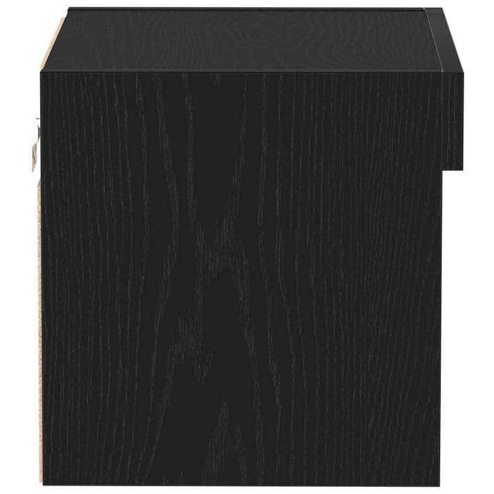 Set comodă TV Stejar Negru 40 x 30 x 30 cm Lemn compozit - WALTI WALTI