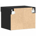 Set comodă TV 2 pcs Stejar Negru 40 x 30 x 30 cm Lemn compozit - WALTI WALTI