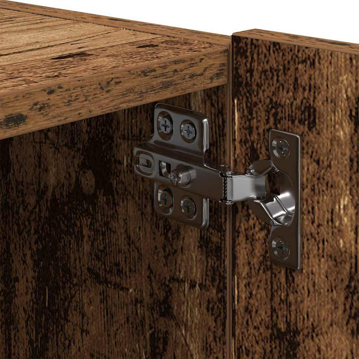 Dulap TV de perete Lemn Vechi 80 x 35 x 31 cm Lemn compozit - WALTI WALTI