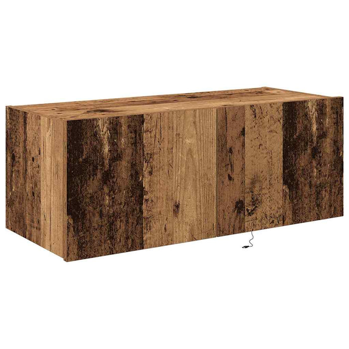 Dulap TV de perete Lemn Vechi 80 x 35 x 31 cm Lemn compozit - WALTI WALTI