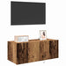 Dulap TV de perete Lemn Vechi 80 x 35 x 31 cm Lemn compozit - WALTI WALTI
