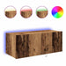 Dulap TV de perete Lemn Vechi 80 x 35 x 31 cm Lemn compozit - WALTI WALTI