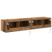 Dulap TV de perete Pe perete 2 pcs Lemn Vechi 80 x 35 x 31 cm - WALTI WALTI
