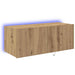 Dulap TV de perete Pe perete Stejar Artizanal 80 x 35 x 31 cm - WALTI WALTI