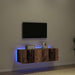 Dulap TV de perete Pe perete 2 pcs Lemn Vechi 100 x 35 x 31 cm - WALTI WALTI