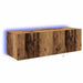Dulap TV de perete Pe perete 2 pcs Lemn Vechi 100 x 35 x 31 cm - WALTI WALTI