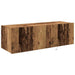 Dulap TV de perete Pe perete 2 pcs Lemn Vechi 100 x 35 x 31 cm - WALTI WALTI