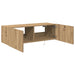 Dulap TV de perete Pe perete Stejar Artizanal 100 x 35 x 31 cm - WALTI WALTI