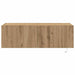 Dulap TV de perete Pe perete Stejar Artizanal 100 x 35 x 31 cm - WALTI WALTI