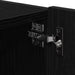 Dulap TV de perete 2 pcs Stejar Negru 100 x 35 x 31 cm - WALTI WALTI