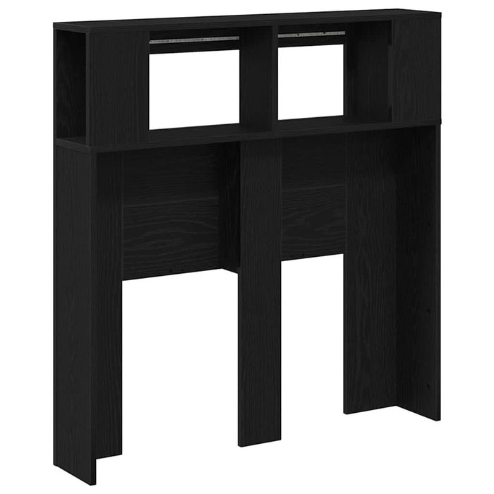 Tăblie LED Stejar Negru 100 x 18,5 x 103,5 cm Lemn compozit - WALTI WALTI