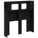 Tăblie LED Stejar Negru 100 x 18,5 x 103,5 cm Lemn compozit - WALTI WALTI