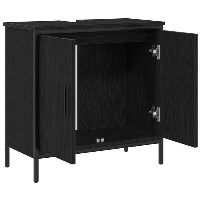 Dulap pentru chiuvetă de baie Stejar negru 60 x 30 x 60 cm - WALTI WALTI
