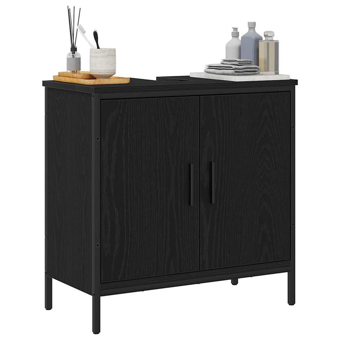 Dulap pentru chiuvetă de baie Stejar negru 60 x 30 x 60 cm - WALTI WALTI