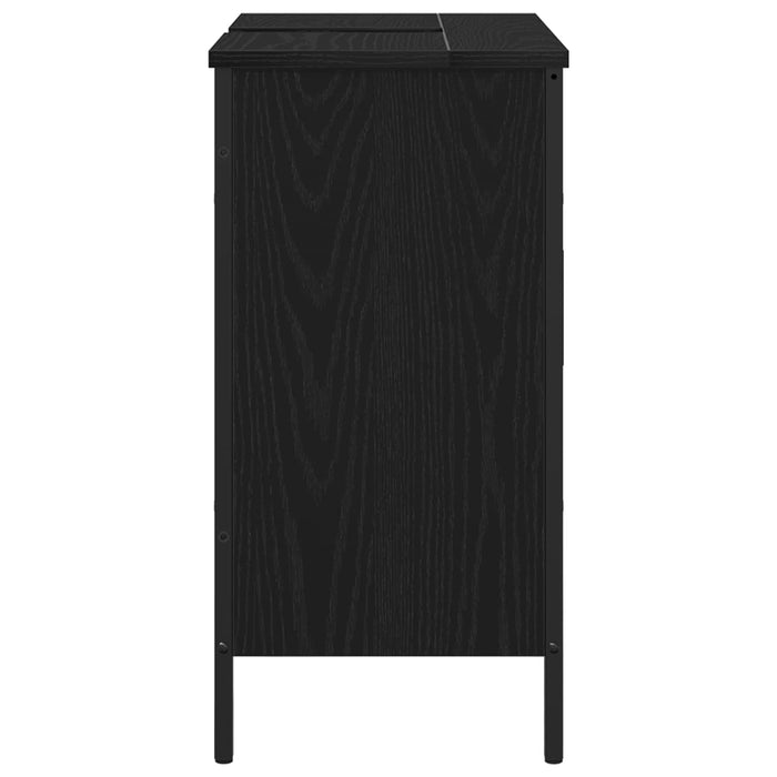 Dulap pentru Chiuveta de Baie Stejar Negru 60 x 30 x 60 cm - WALTI WALTI