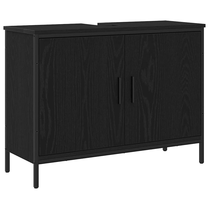 Dulap pentru chiuvetă de baie Stejar negru 80 x 30 x 60 cm - WALTI WALTI