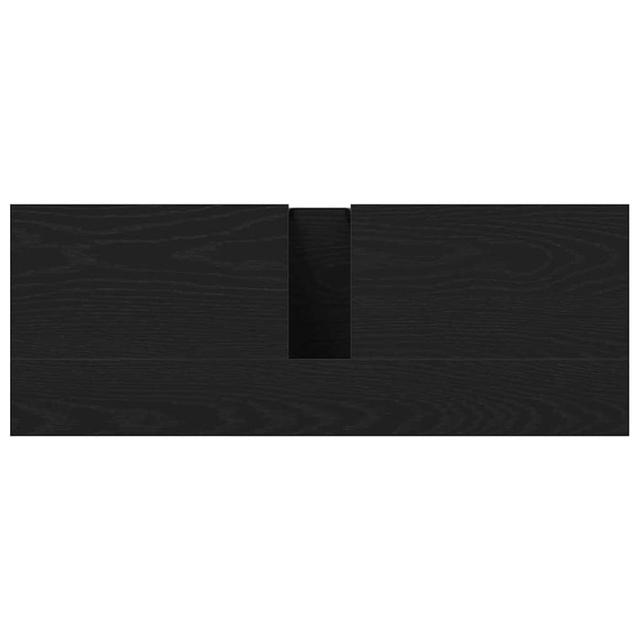 Dulap pentru chiuvetă de baie Stejar negru 80 x 30 x 60 cm - WALTI WALTI