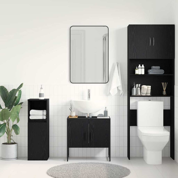 Dulap pentru chiuvetă de baie Stejar negru 60 x 30 x 60 cm - WALTI WALTI