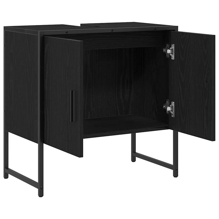 Dulap pentru chiuvetă de baie Stejar negru 60 x 30 x 60 cm - WALTI WALTI
