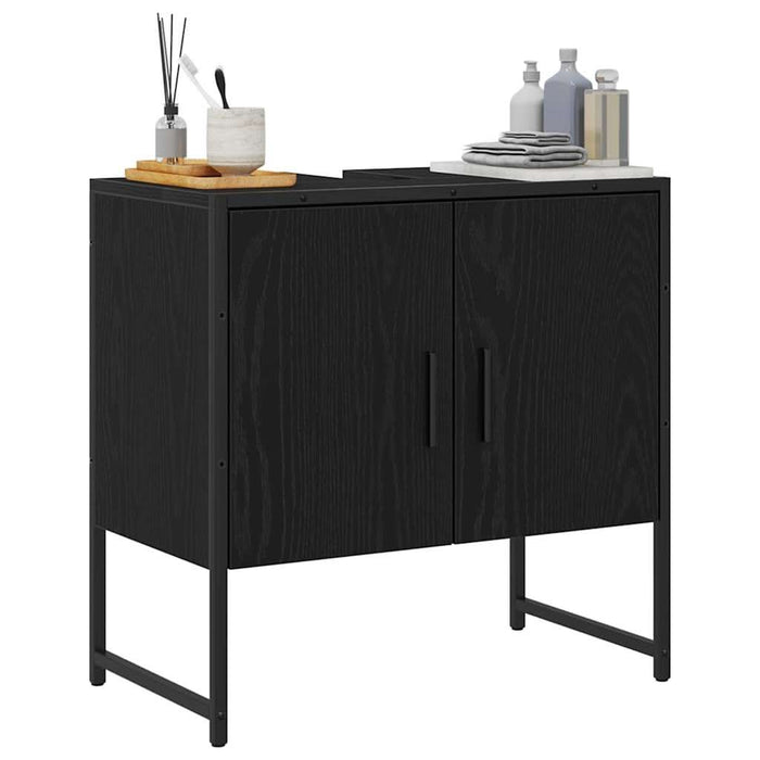 Dulap pentru chiuvetă de baie Stejar negru 60 x 30 x 60 cm - WALTI WALTI